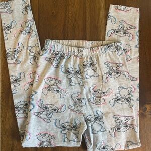 Disney Gray Pajama Bottoms with Cartoon Characters